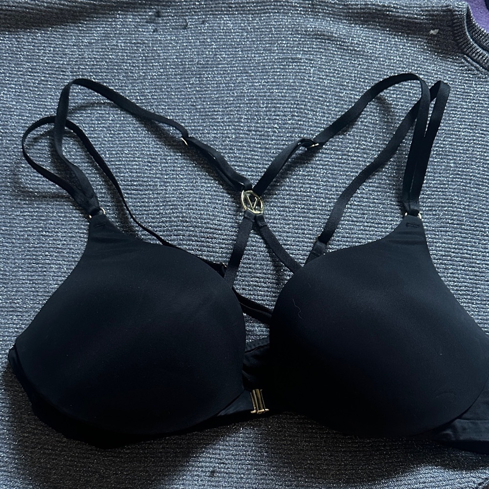 Victoria's Secret Black Strappy Bra